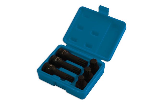 Laser Tools 5019 Spline Bit Set 1/2"D 6pc Laser Tools