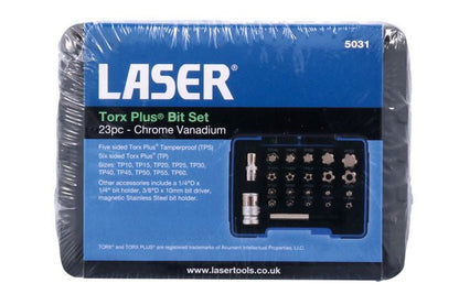 Laser Tools 5031 Torx PlusÂ® Bit Set 23pc Laser Tools