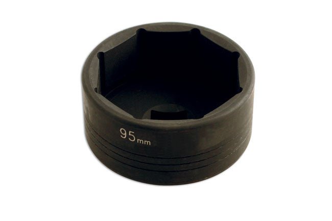 Laser Tools 5043 Front Hub Nut Socket 95mm 8pt 1"D - for Scania Laser Tools