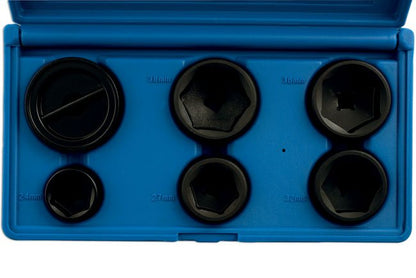 Laser Tools 5123 Oil Filter Socket Set 3/8"D 6pc Laser Tools