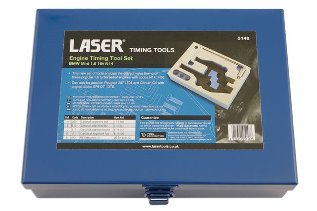 Laser Tools 5148 Engine Timing Tool - for MINI 1.6 Laser Tools