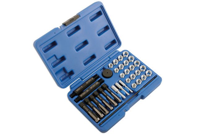 Laser Tools 5206 Glow Plug Thread Repair Kit 33pc Laser Tools