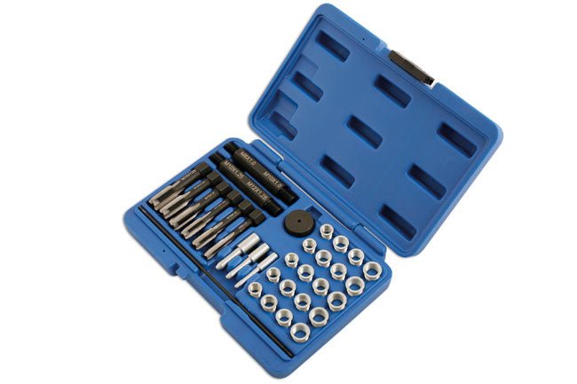 Laser Tools 5206 Glow Plug Thread Repair Kit 33pc Laser Tools