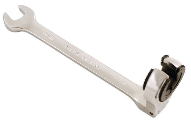 Laser Tools 5233 Flexible Brake Pipe Ratchet Spanner 11mm Laser Tools