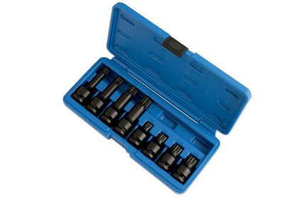 Laser Tools 5273 Impact Tamperproof Spline Socket Bit Set 1/2"D 8pc Laser Tools