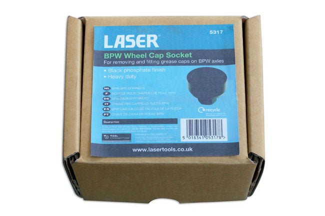 Laser Tools 5317 BPW Axle Nut Socket 65mm Laser Tools