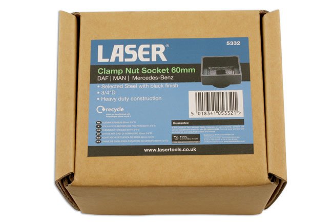 Laser Tools 5332 Clamp Nut Socket 3/4"D 60mm Laser Tools