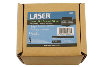 Laser Tools 5332 Clamp Nut Socket 3/4"D 60mm Laser Tools