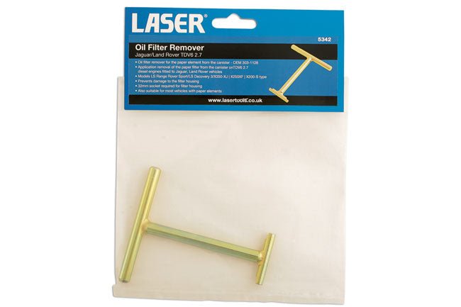 Laser Tools 5342 Oil Filter Remover - for JLR Laser Tools