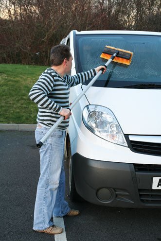 Laser Tools 5408 Wash Brush 1.8m - 3.2m Extending (Flow Through) CD 6 Laser Tools