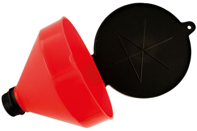 Laser Tools 5424 250mm Oil Drum Funnel With Grill Laser Tools