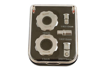 Laser Tools 5433 Finger Ratchet Set 1/4"D, 3/8"D 5pc Laser Tools