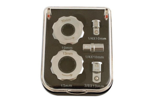 Laser Tools 5433 Finger Ratchet Set 1/4"D, 3/8"D 5pc Laser Tools