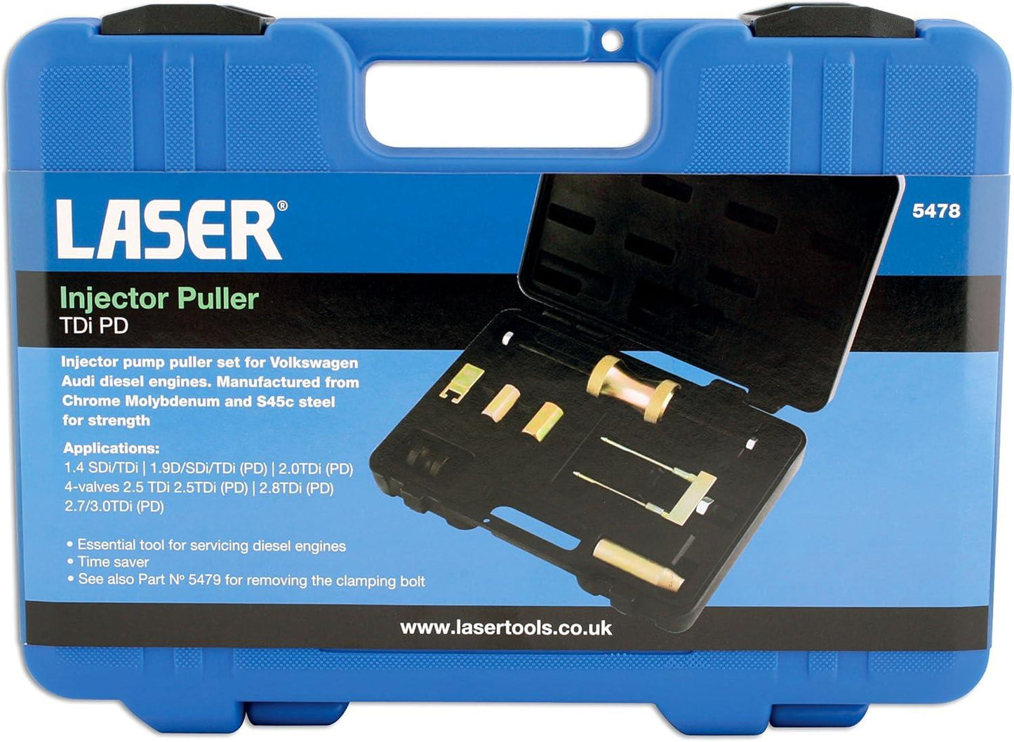Laser Tools 5478 Injector Puller - For VAG TDI PD Laser Tools