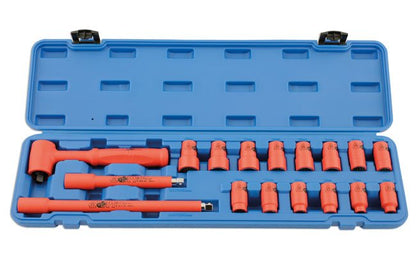Laser Tools 5483 Insulated Socket Set 3/8"D 17pc Laser Tools