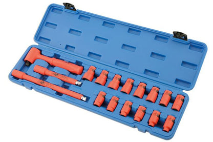 Laser Tools 5483 Insulated Socket Set 3/8"D 17pc Laser Tools