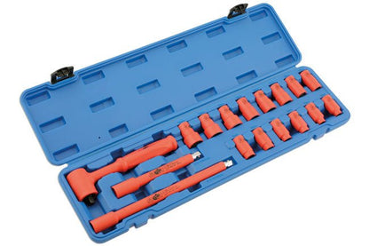 Laser Tools 5483 Insulated Socket Set 3/8"D 17pc Laser Tools