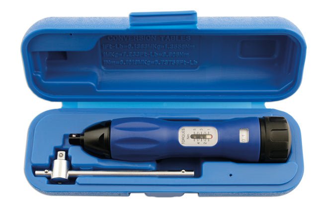 Laser Tools 5490 Torque Driver 1/4"D 1 - 5Nm Laser Tools