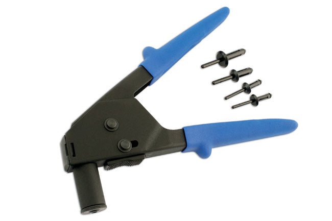 Laser Tools 5494 Long Reach Plastic Riveter with 40 Rivets Laser Tools