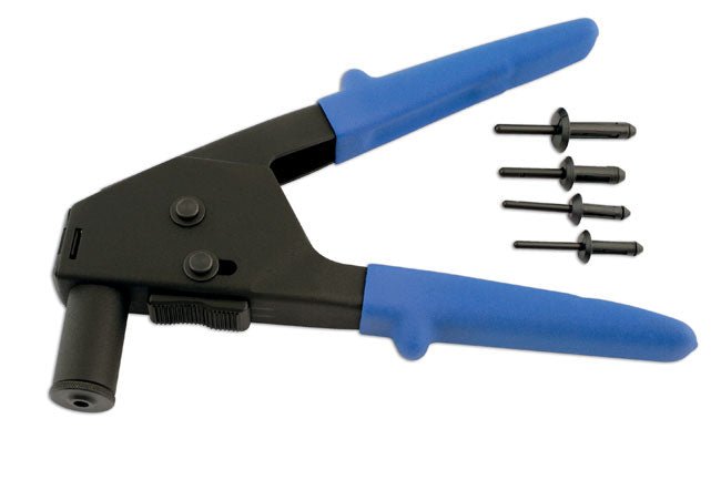Laser Tools 5494 Long Reach Plastic Riveter with 40 Rivets Laser Tools