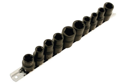 Laser Tools 5498 Specialist Automotive Impact Socket Set 1/2"D 10pc Laser Tools