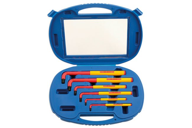 Laser Tools 5515 Extra Long Insulated Hex Key Set 6pc Laser Tools
