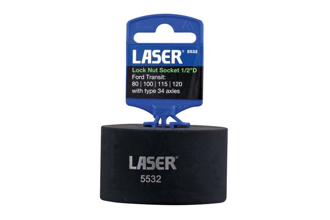 Laser Tools 5532 Lock Nut Socket - for Ford Transit Laser Tools