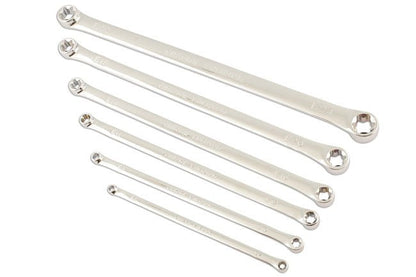 Laser Tools 5580 Extra Long Star Ring Spanner Set 6pc Laser Tools
