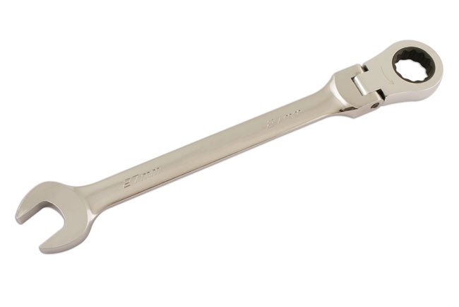 Laser Tools 5589 Flexi-Head Ratchet Ring Spanner 27mm Laser Tools