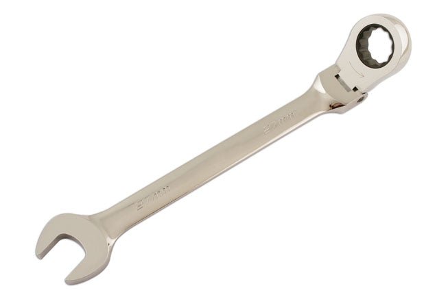 Laser Tools 5589 Flexi-Head Ratchet Ring Spanner 27mm Laser Tools