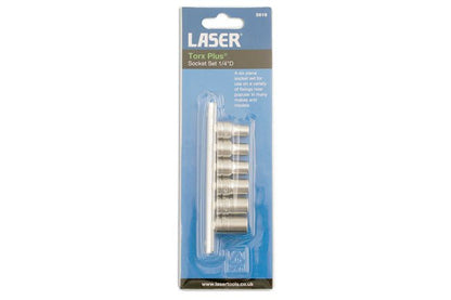 Laser Tools 5616 Torx Plus® Socket Set 1/4"D 6pc Laser Tools