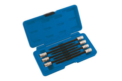 Laser Tools 5661 Long Tamperproof Ball End Star Socket Bit Set 1/4"D 7pc Laser Tools