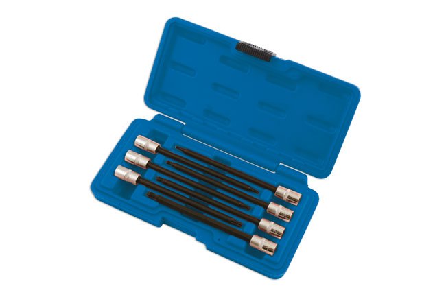 Laser Tools 5661 Long Tamperproof Ball End Star Socket Bit Set 1/4"D 7pc Laser Tools