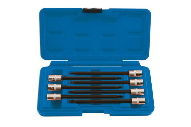 Laser Tools 5661 Long Tamperproof Ball End Star Socket Bit Set 1/4"D 7pc Laser Tools