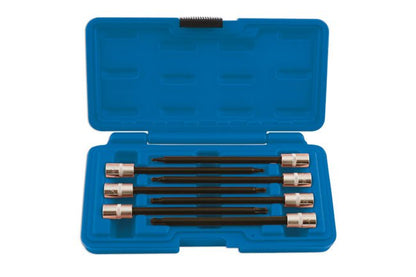 Laser Tools 5661 Long Tamperproof Ball End Star Socket Bit Set 1/4"D 7pc Laser Tools