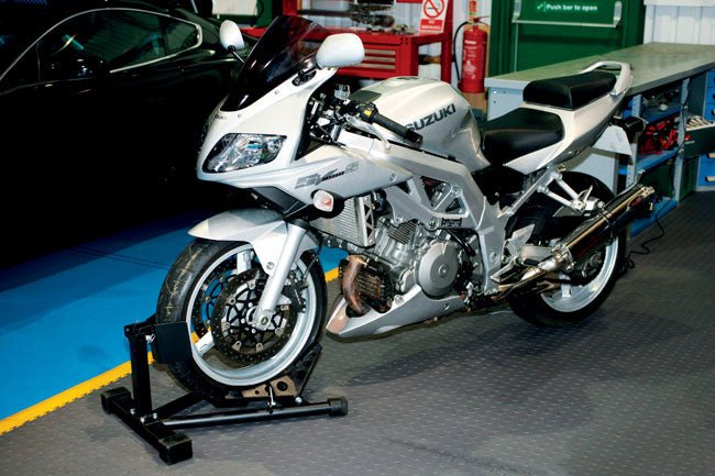 Laser Tools 5671 Motorcycle Stand/Wheel Chock Laser Tools