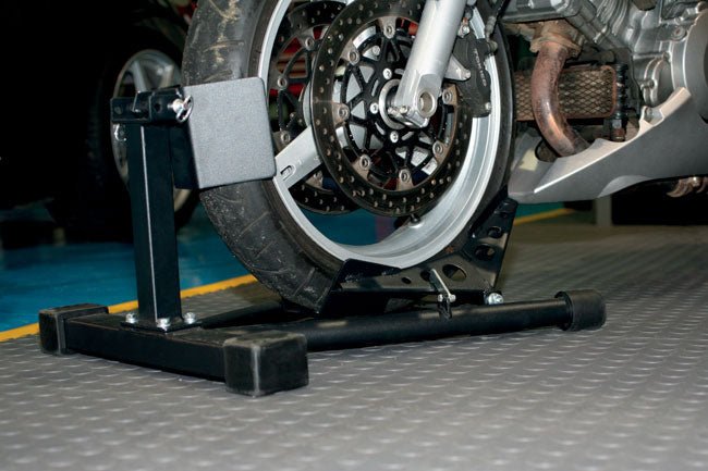 Laser Tools 5671 Motorcycle Stand/Wheel Chock Laser Tools