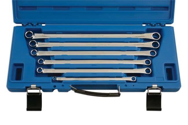 Laser Tools 5672 Extra Long Ring Spanner Set 6pc Laser Tools