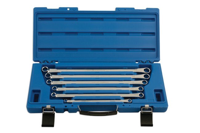 Laser Tools 5672 Extra Long Ring Spanner Set 6pc Laser Tools