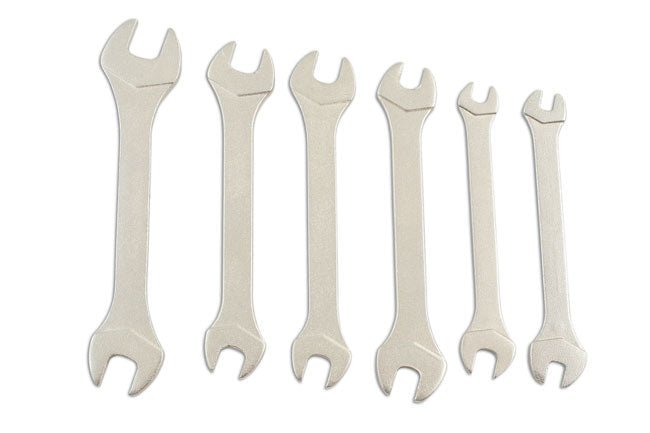 Laser Tools 5678 Mini Open Ended Spanner Set 6pc Laser Tools
