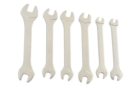 Laser Tools 5678 Mini Open Ended Spanner Set 6pc Laser Tools