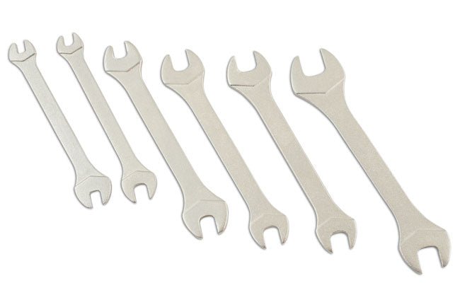 Laser Tools 5678 Mini Open Ended Spanner Set 6pc Laser Tools