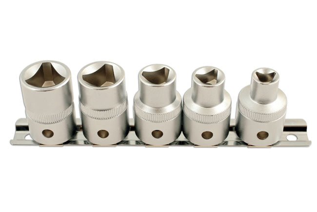 Laser Tools 5683 Triangular Socket Set 1/2"D 5pc Laser Tools