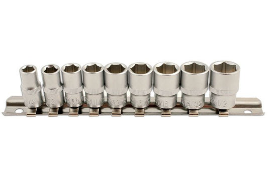 Laser Tools 5691 AF Socket Set 1/4"D 9pc Laser Tools