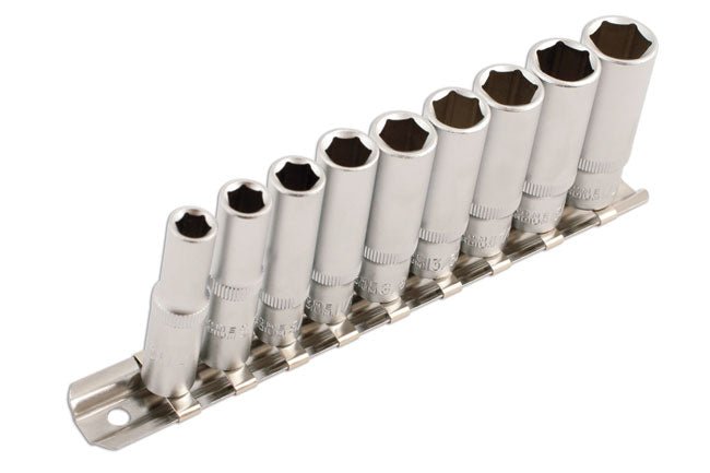 Laser Tools 5692 AF Deep Socket Set 1/4"D 9pc Laser Tools