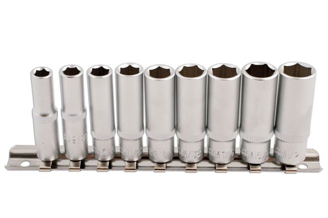 Laser Tools 5692 AF Deep Socket Set 1/4"D 9pc Laser Tools