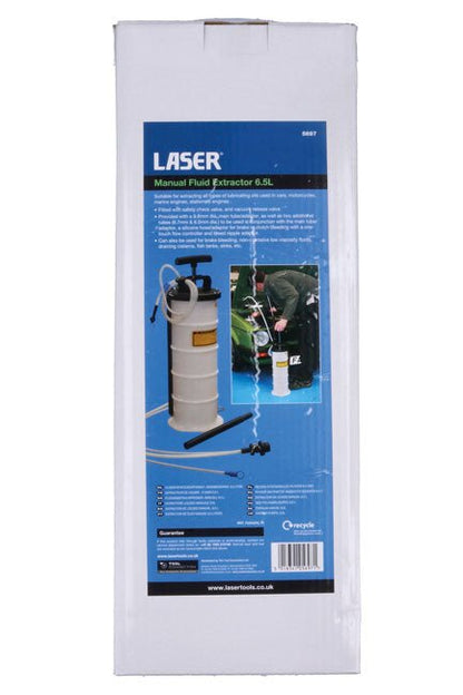 Laser Tools 5697 Manual Fluid Extractor 6.5L Laser Tools