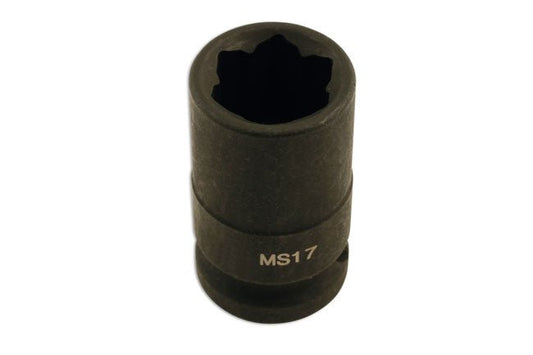 Laser Tools 5707 Wheel Nut Socket Convex 17mm Laser Tools