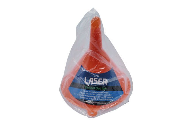 Laser Tools 5728 Funnel Set 4pc Laser Tools