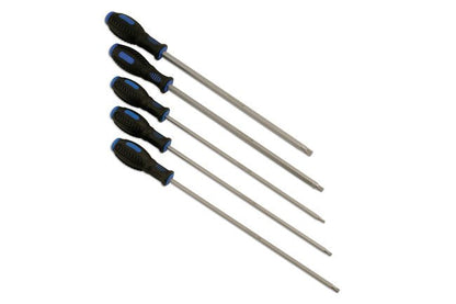 Laser Tools 5743 Extra Long Spline Screwdriver Set 5pc Laser Tools